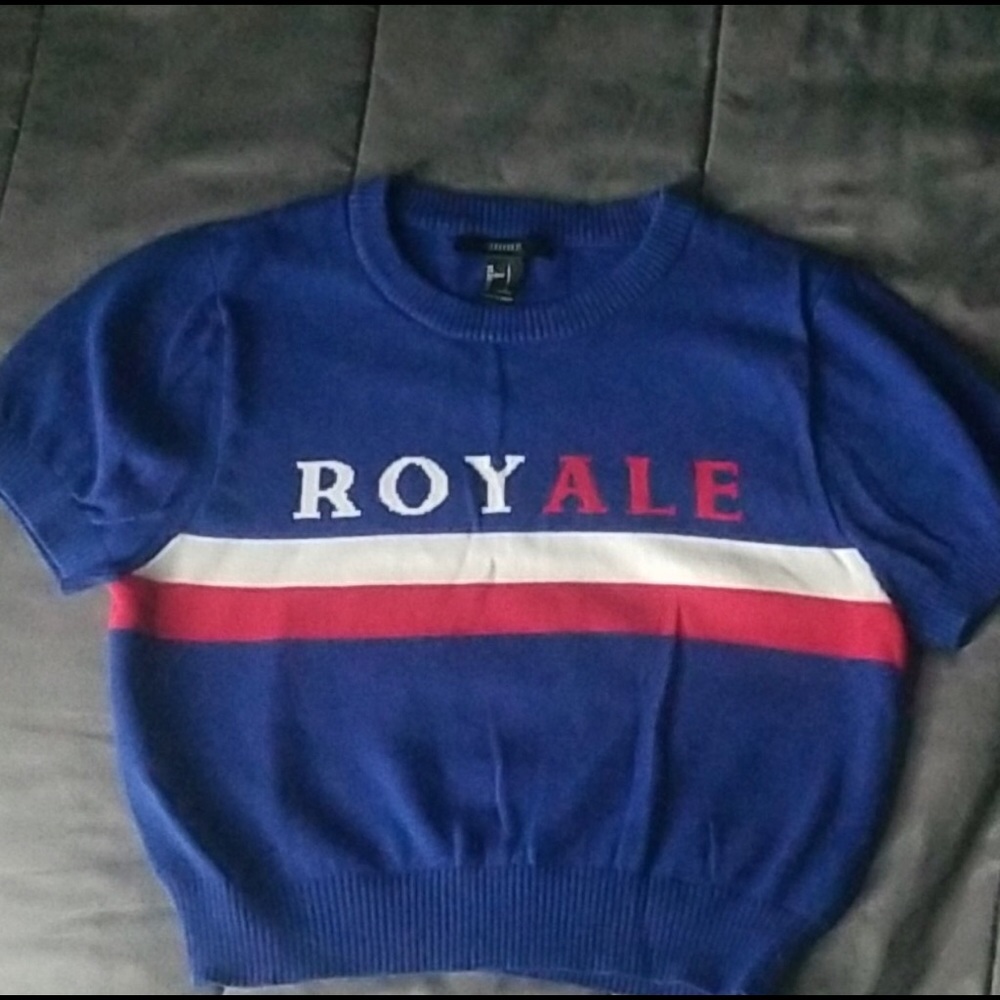Forever 21 Royal Crop Top!